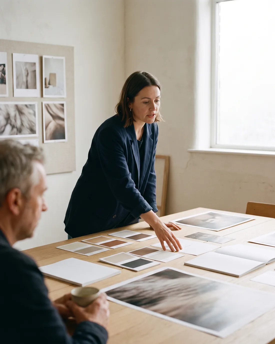 A fractional CMO at work in a Geneva business setting